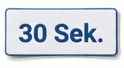 bis 30 Sekunden